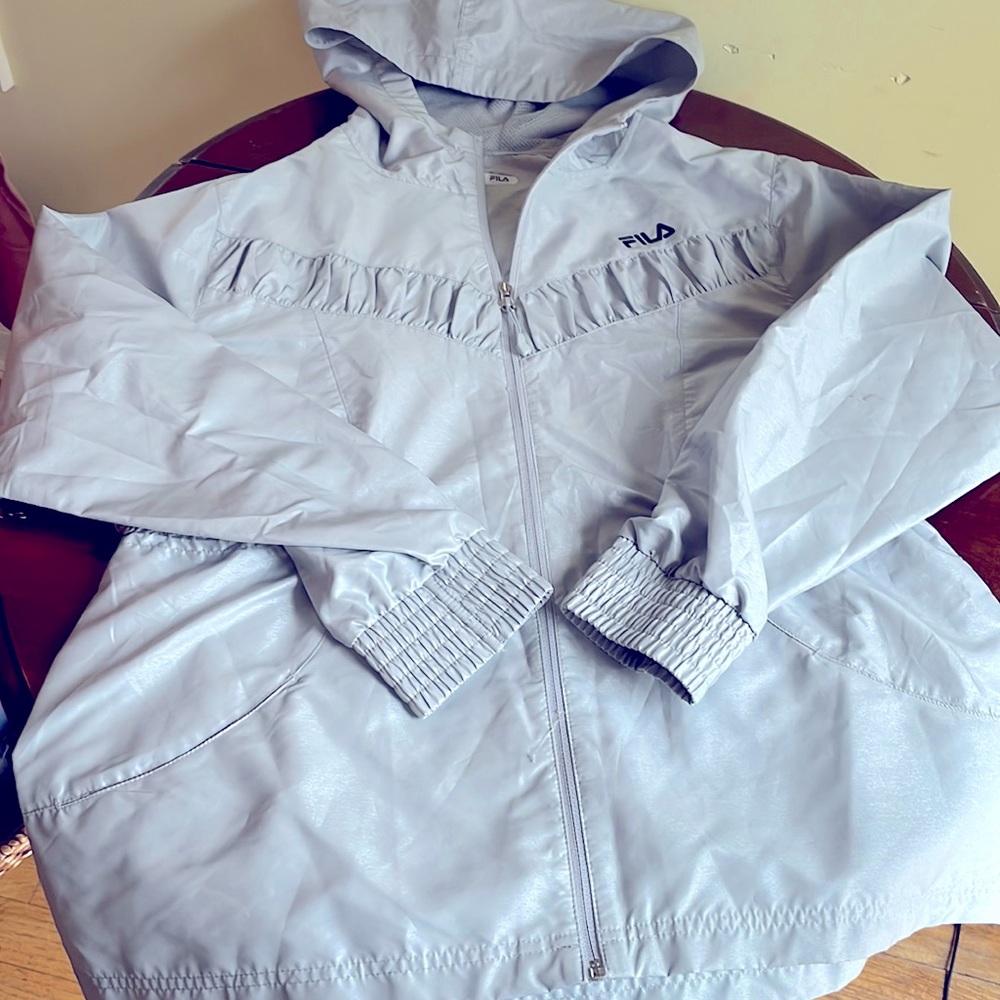 New Women’s Fila Sport Silver Jacket XL